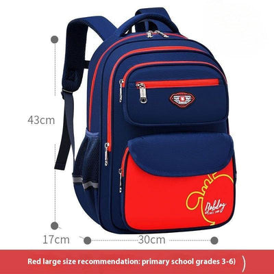 Large Capacity Burden-Reducing Schoolbag – Lightweight Backpack Primary School Students - grabzbags.com
