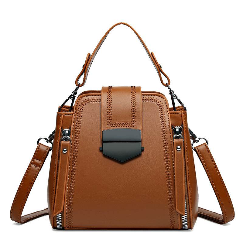 Elegant Women’s Soft Leather Mini Handbag – Textured & Stylish Purse - grabzbags.com
