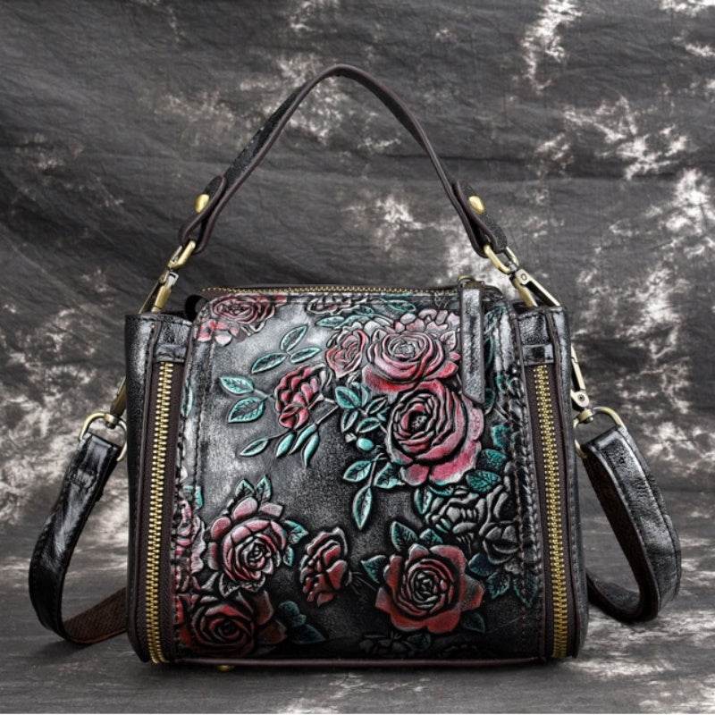 Women’s Genuine Leather Shoulder Bag – European & American Style Handbag - grabzbags.com