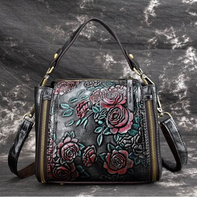 Women’s Genuine Leather Shoulder Bag – European & American Style Handbag - grabzbags.com