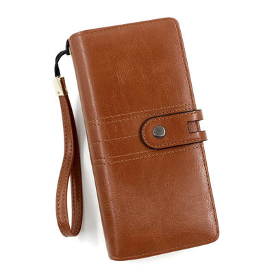 Women’s Long Business Wallet – Elegant & Fashionable Card Holder Clutch - grabzbags.com