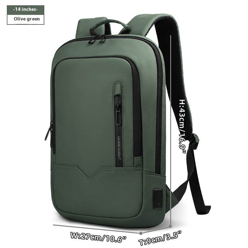 Lightweight Small Laptop Backpack – Compact Commuter Computer Bag for Daily Use - grabzbags.com