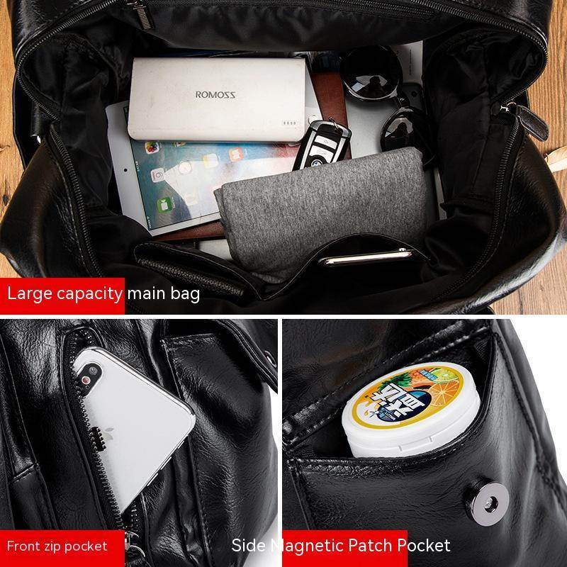 Men’s Fashion Travel Handbag – Casual Solid Color Weekend Duffel Bag - grabzbags.com