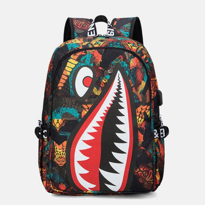 Personalized Pattern Lightweight Backpack – Casual & Simple Printed Bag for Everyday Use - grabzbags.com
