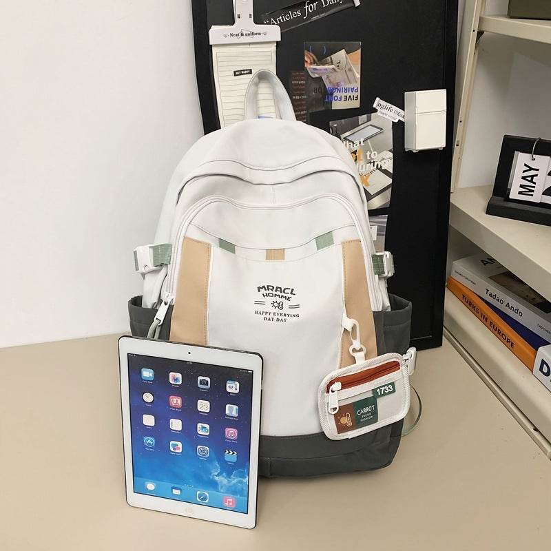 High School Student Backpack – Large Capacity Casual School Bag for Daily Use - grabzbags.com