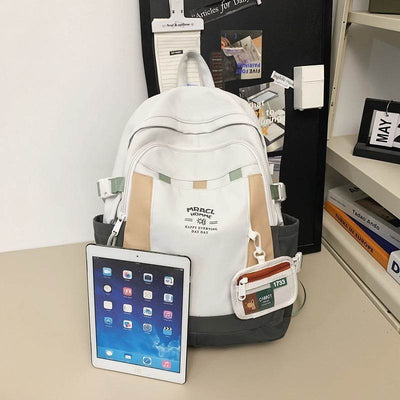High School Student Backpack – Large Capacity Casual School Bag for Daily Use - grabzbags.com