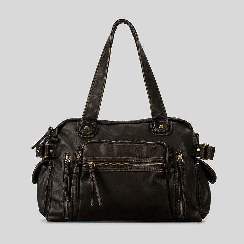 Fashion Retro Commuter Messenger Bag – Stylish Crossbody Shoulder Bag - grabzbags.com