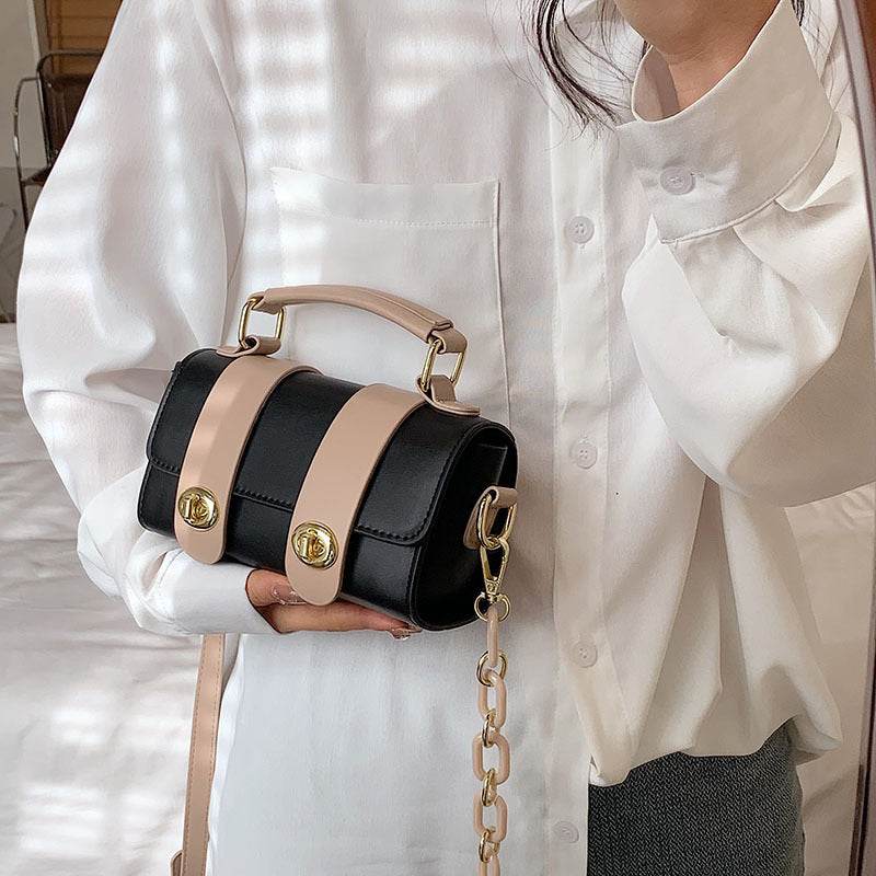 Women's Stylish Small Square Handbag – All-Match Portable Crossbody Purse for Daily Use & Outings - grabzbags.com
