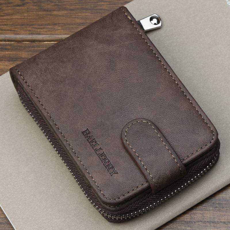 Youth Fashion Short Card Bag – Multi-Slot Compact Wallet for Men - grabzbags.com