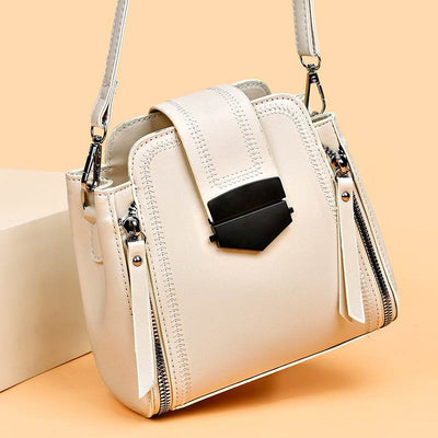 Elegant Women’s Soft Leather Mini Handbag – Textured & Stylish Purse - grabzbags.com