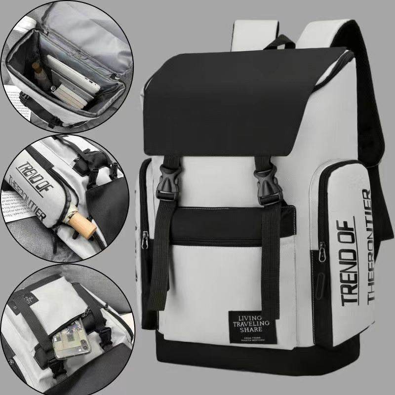 High School Student Backpack – Large Capacity Laptop Schoolbag for Teens - grabzbags.com