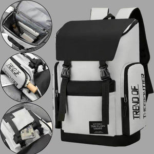 High School Student Backpack – Large Capacity Laptop Schoolbag for Teens - grabzbags.com