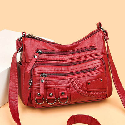 Women’s Fashion Casual Soft Leather Bag – Stylish & Comfortable Everyday Handbag - grabzbags.com