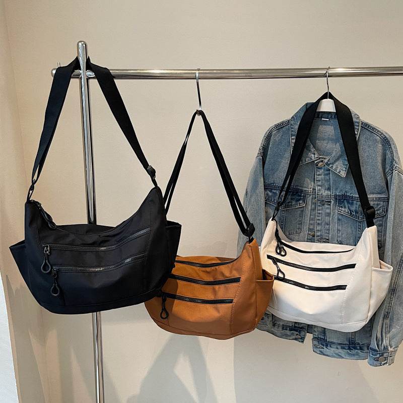Women’s Lightweight Dumpling Shoulder Bag – Trendy Crossbody Purse - grabzbags.com