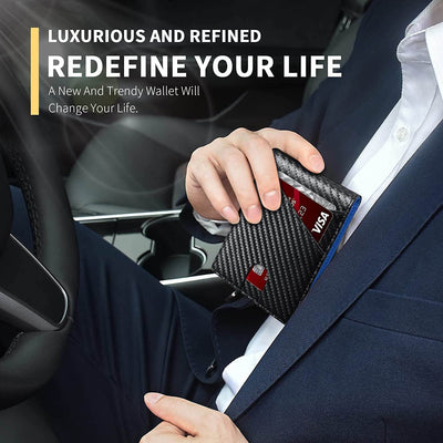 Men’s Anti-Theft Card Holder – Inner & Outer Leather RFID-Blocking Wallet - grabzbags.com