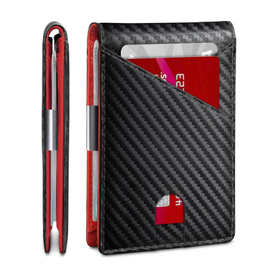Men’s Anti-Theft Card Holder – Inner & Outer Leather RFID-Blocking Wallet - grabzbags.com