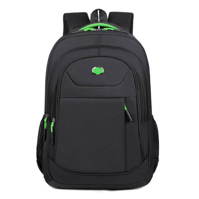 College Student Laptop Backpack – Simple Business Style Schoolbag with Multi-Layer Storage - grabzbags.com