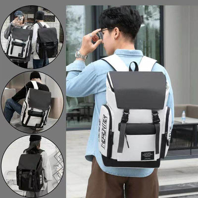 High School Student Backpack – Large Capacity Laptop Schoolbag for Teens - grabzbags.com