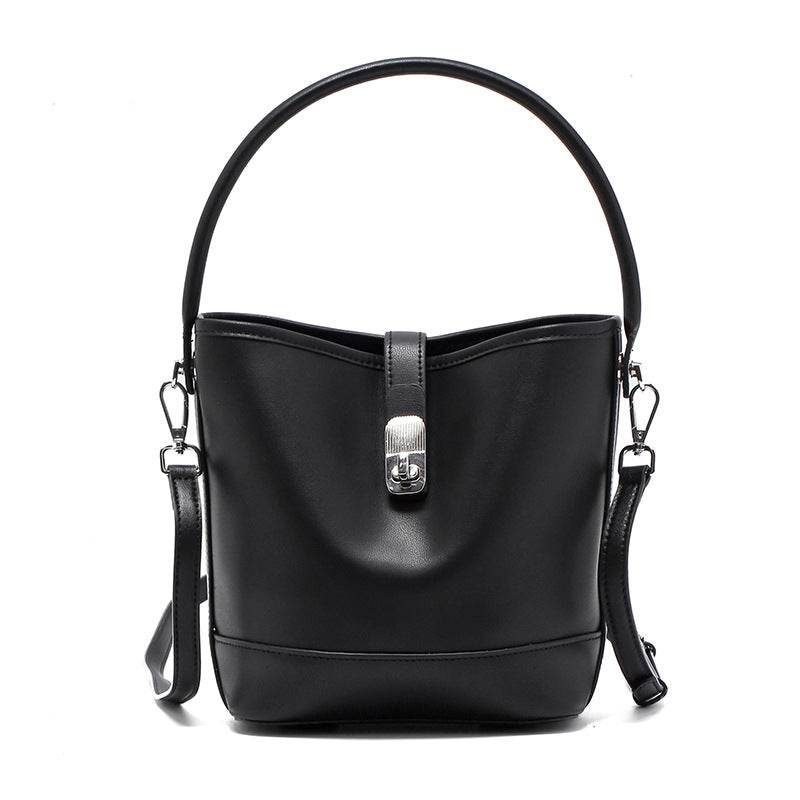 Women's Bucket Bag – High-Quality Cowhide Shoulder Handbag for Everyday Fashion - grabzbags.com