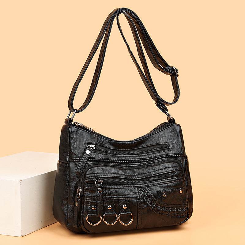 Women’s Fashion Casual Soft Leather Bag – Stylish & Comfortable Everyday Handbag - grabzbags.com