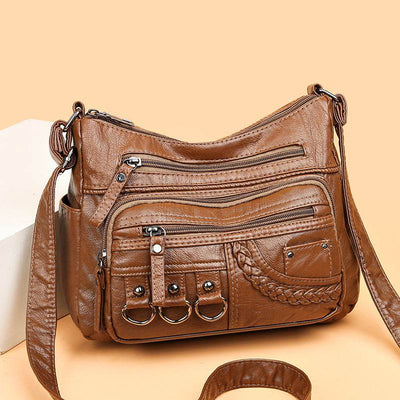 Women’s Fashion Casual Soft Leather Bag – Stylish & Comfortable Everyday Handbag - grabzbags.com