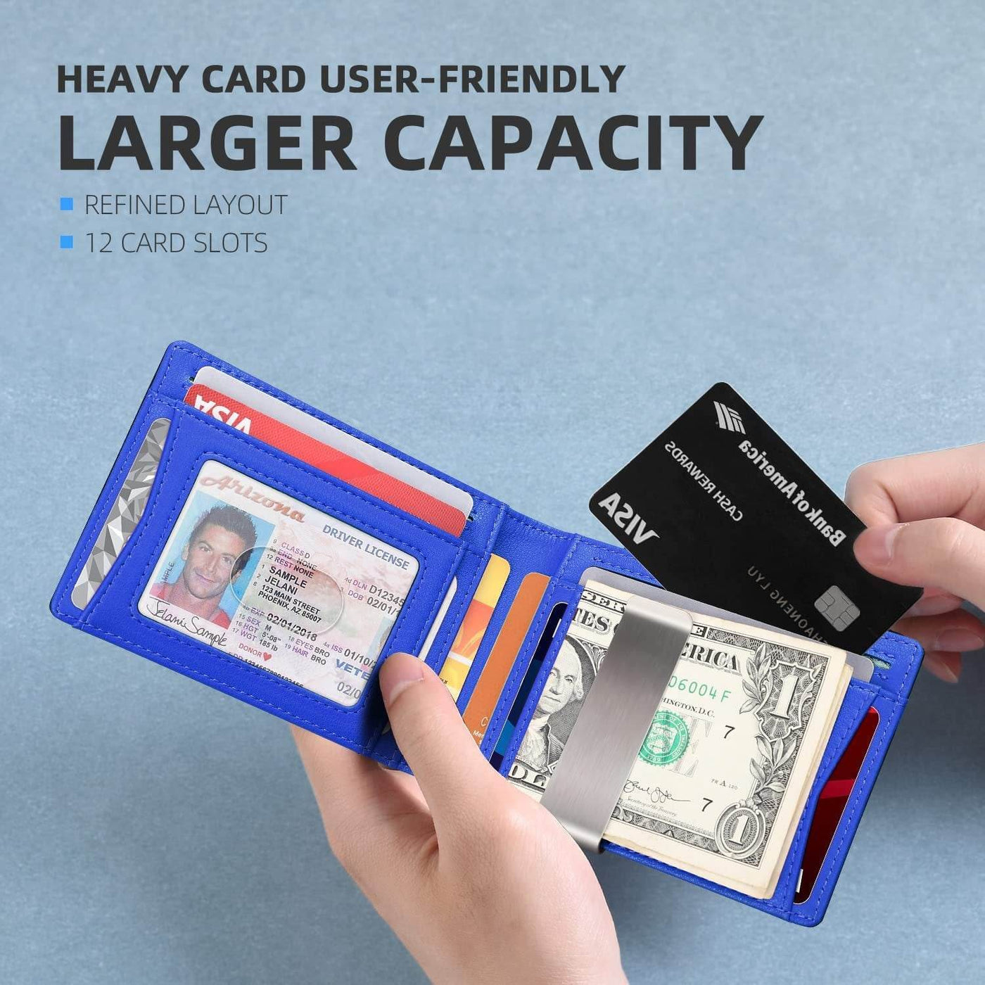 Men’s Anti-Theft Card Holder – Inner & Outer Leather RFID-Blocking Wallet - grabzbags.com