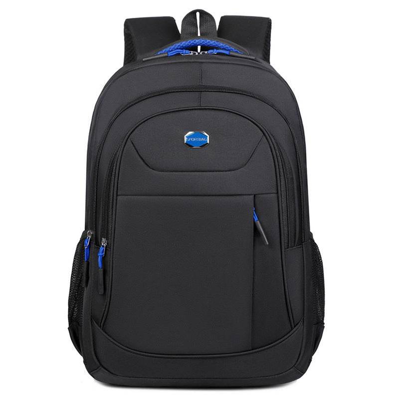 College Student Laptop Backpack – Simple Business Style Schoolbag with Multi-Layer Storage - grabzbags.com