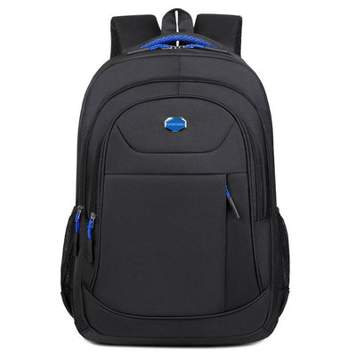 College Student Laptop Backpack – Simple Business Style Schoolbag with Multi-Layer Storage - grabzbags.com