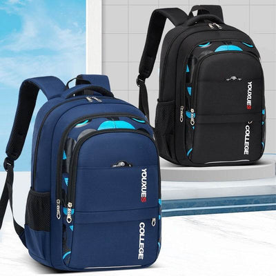 Simple Multi-Compartment Backpack – Waterproof & Spacious for Daily Use - grabzbags.com