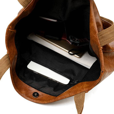 Retro Oil Wax Leather Women’s Shoulder Bag – Simple & Versatile Commuter Tote - grabzbags.com