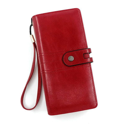 Women’s Long Business Wallet – Elegant & Fashionable Card Holder Clutch - grabzbags.com
