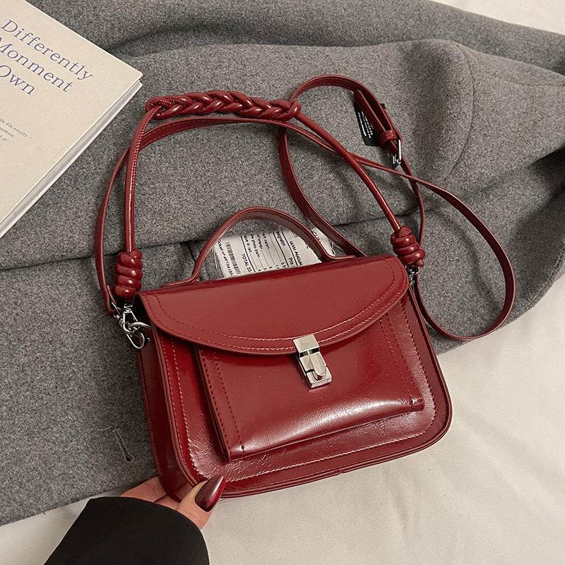 Women’s Retro Small Square Shoulder Bag – Casual & Portable Messenger Handbag - grabzbags.com