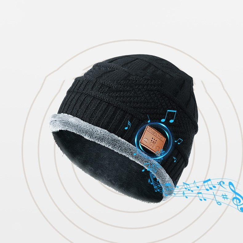 Winter Bluetooth 5.0 Beanie & Scarf – Wireless Hat with Headphones, Speaker & Mic