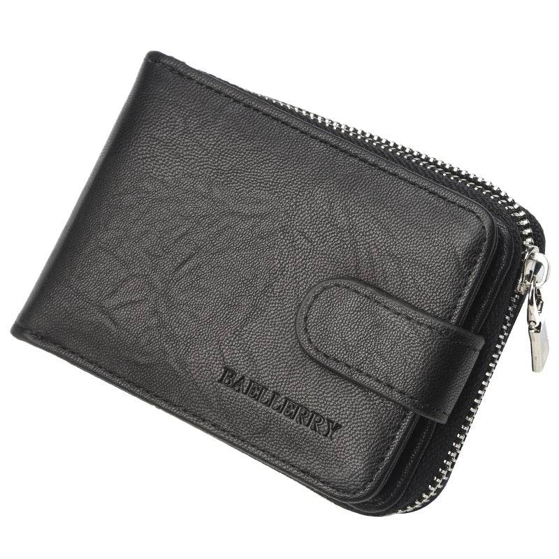 Youth Fashion Short Card Bag – Multi-Slot Compact Wallet for Men - grabzbags.com