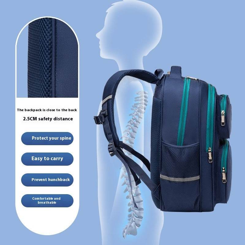 Large Capacity Children’s Backpack – Handsome, Wear-Resistant & Waterproof Primary Schoolbag - grabzbags.com