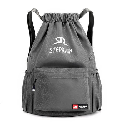 Solid Color Lightweight Drawstring Backpack – Simple Double-Shoulder Design - grabzbags.com