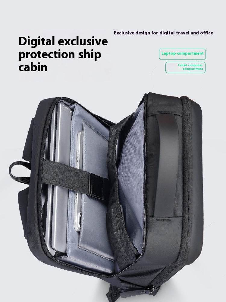 Large Capacity Business Laptop Backpack – USB Charging Port & Travel-Friendly Design - grabzbags.com