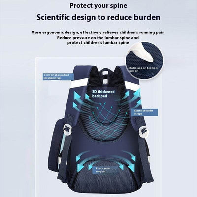 Oxford Cloth Large Capacity Backpack – Spine Protection & Burden Reduction Design - grabzbags.com