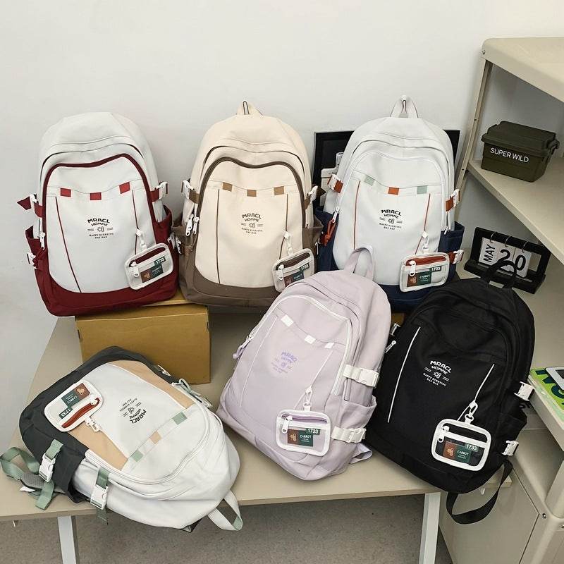 High School Student Backpack – Large Capacity Casual School Bag for Daily Use - grabzbags.com