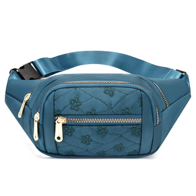 Oxford Cloth Waterproof Waist Bag – Large Capacity Fanny Pack