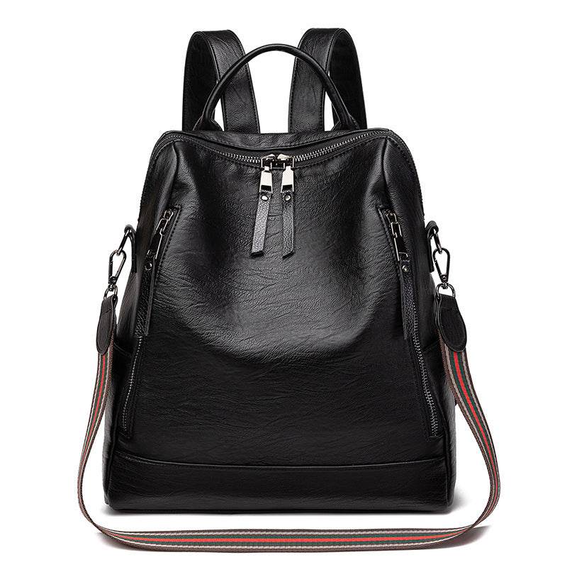 Women’s Minimalist Leather Backpack – Stylish & Versatile Casual Bag - grabzbags.com