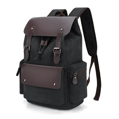 Retro Canvas Drawstring Backpack – Unique & Stylish Casual Bag - grabzbags.com