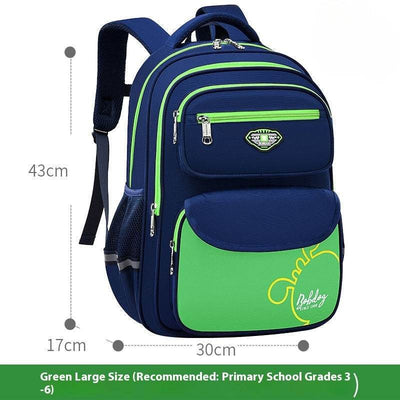 Large Capacity Burden-Reducing Schoolbag – Lightweight Backpack Primary School Students - grabzbags.com