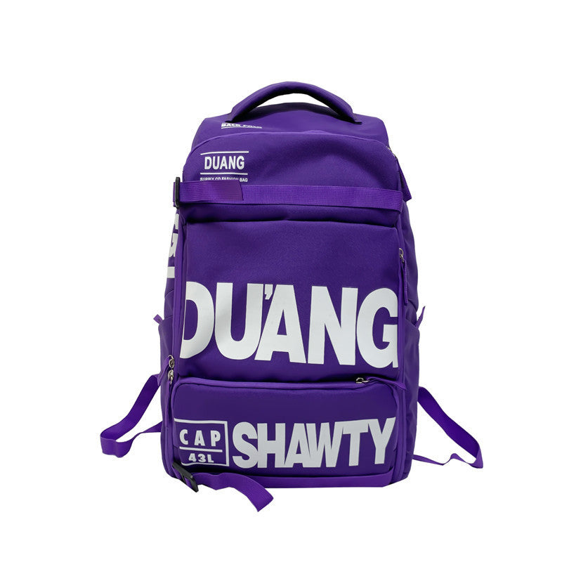 Stylish large-capacity men’s travel backpack with Oxford cloth design. Hand-held, multifunctional, durable, and perfect for school, work, or weekend trips.