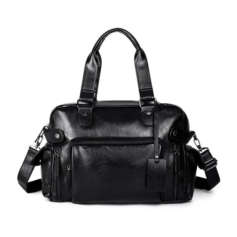 Men’s Fashion Travel Handbag – Casual Solid Color Weekend Duffel Bag - grabzbags.com