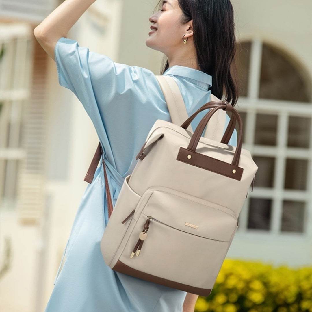 Women’s Large Capacity Backpack – Portable, Lightweight & Stylish Daily Bag - grabzbags.com
