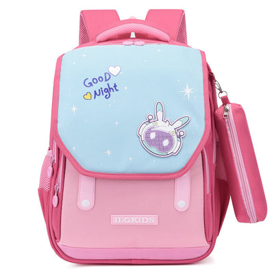 Cute Kids School Backpack – Lightweight Nylon Bag for Boys & Girls