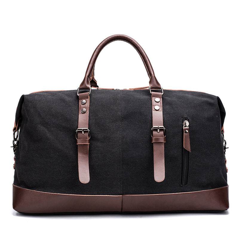 Men’s Canvas Travel Tote – Large Capacity Fitness & Weekend Duffel Bag - grabzbags.com