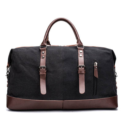 Men’s Canvas Travel Tote – Large Capacity Fitness & Weekend Duffel Bag - grabzbags.com