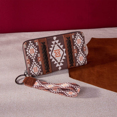 Bohemian Style Women's Wallet – Vintage Cotton & Linen Hand-Carry Card Holder Purse - grabzbags.com